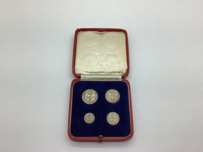 Lot 87 - 1899 Victoria Silver Maundy Money Set, in...