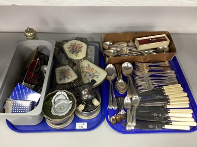 Lot 130 - An Assortment of Platedware, to include EPNS...