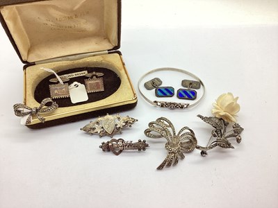 Lot 94 - An Assortment of "925" and Other Jewellery, to...