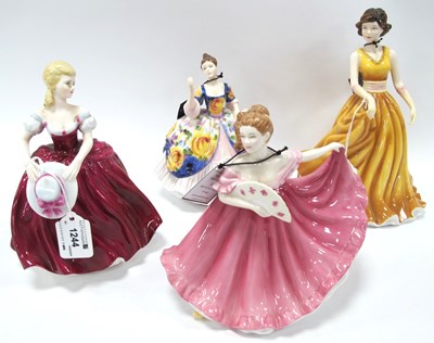 Lot 1244 - Royal Doulton Pottery Ladies Figurines 'Karen',...