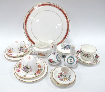 Lot 1203 - Royal Crown Derby Derby Posies Cups and...