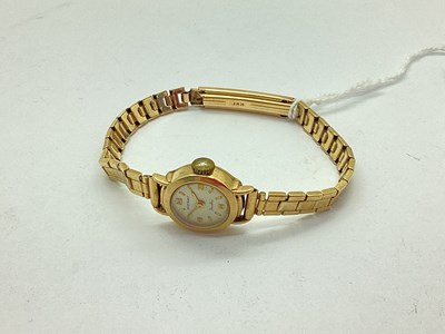 Lot 224 - Rotary; A 9ct Gold Cased Ladies Wristwatch, to...