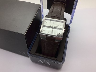 Lot 200 - Armani Exchange Modern Chunky Gent's...