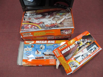 Lot 1142 - Matchbox Mega Rig Police Command Centre, space...