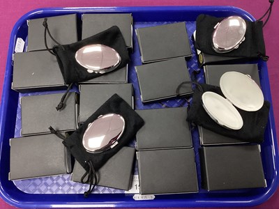 Lot 192 - A Collection of Modern Oval Pill Boxes, of...