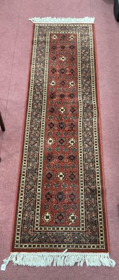 Lot 1561 - Tassled Runner with Seventy-Five Central...