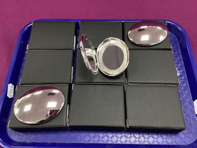 Lot 163 - A Collection of Modern Compact Mirrors, of...