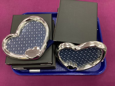 Lot 186 - Six Modern Heartshape Photograph Frames, of...