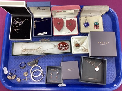 Lot 183 - An Assortment of "925" and Other Jewellery, to...