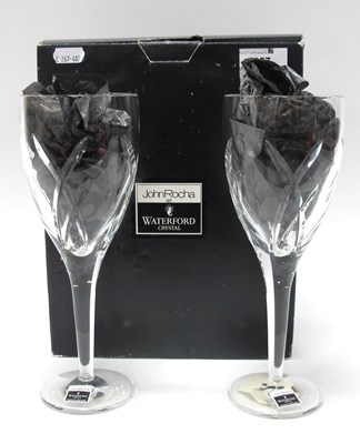 Lot 1257 - A pair of 'John Rocha at Waterford Crystal'...