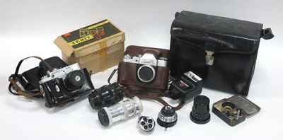 Lot 1378 - Soviet Jupiter - 9. 11 and 12 Lenses. USSR...