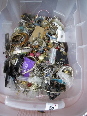Lot 52 - A Mixed Lot of Assorted Costume Jewellery,...