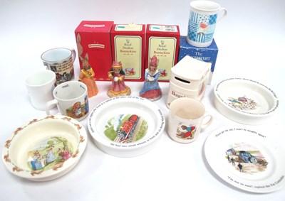 Lot 1172A - A collection of children's ceramics to include...