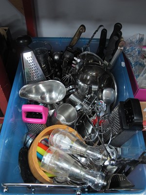 Lot 1059 - Assorted Kitchenalia, including flatware,...