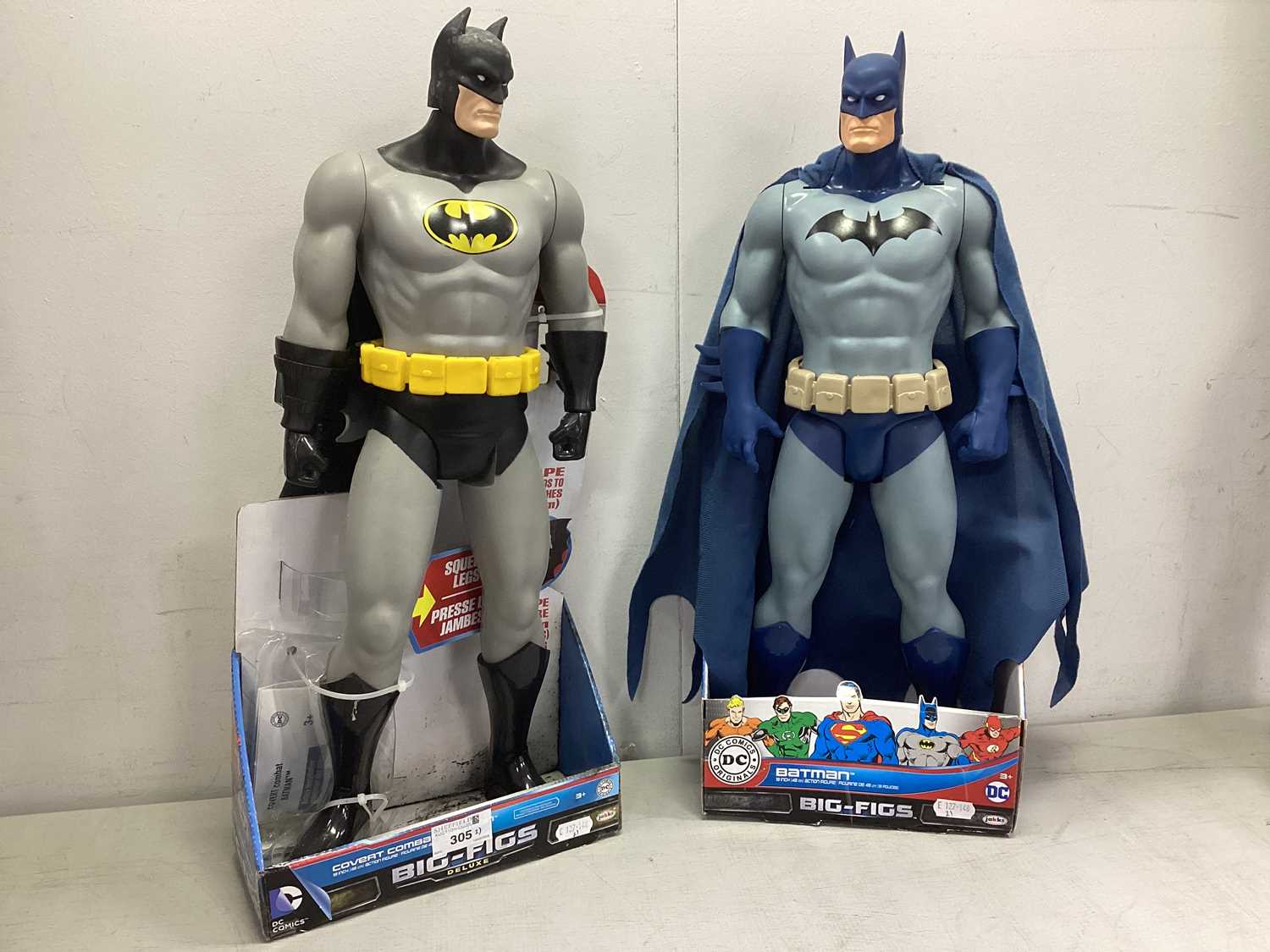 Lot 305 - Two Jakks Pacific Big-Figs 19" Batman Plastic...