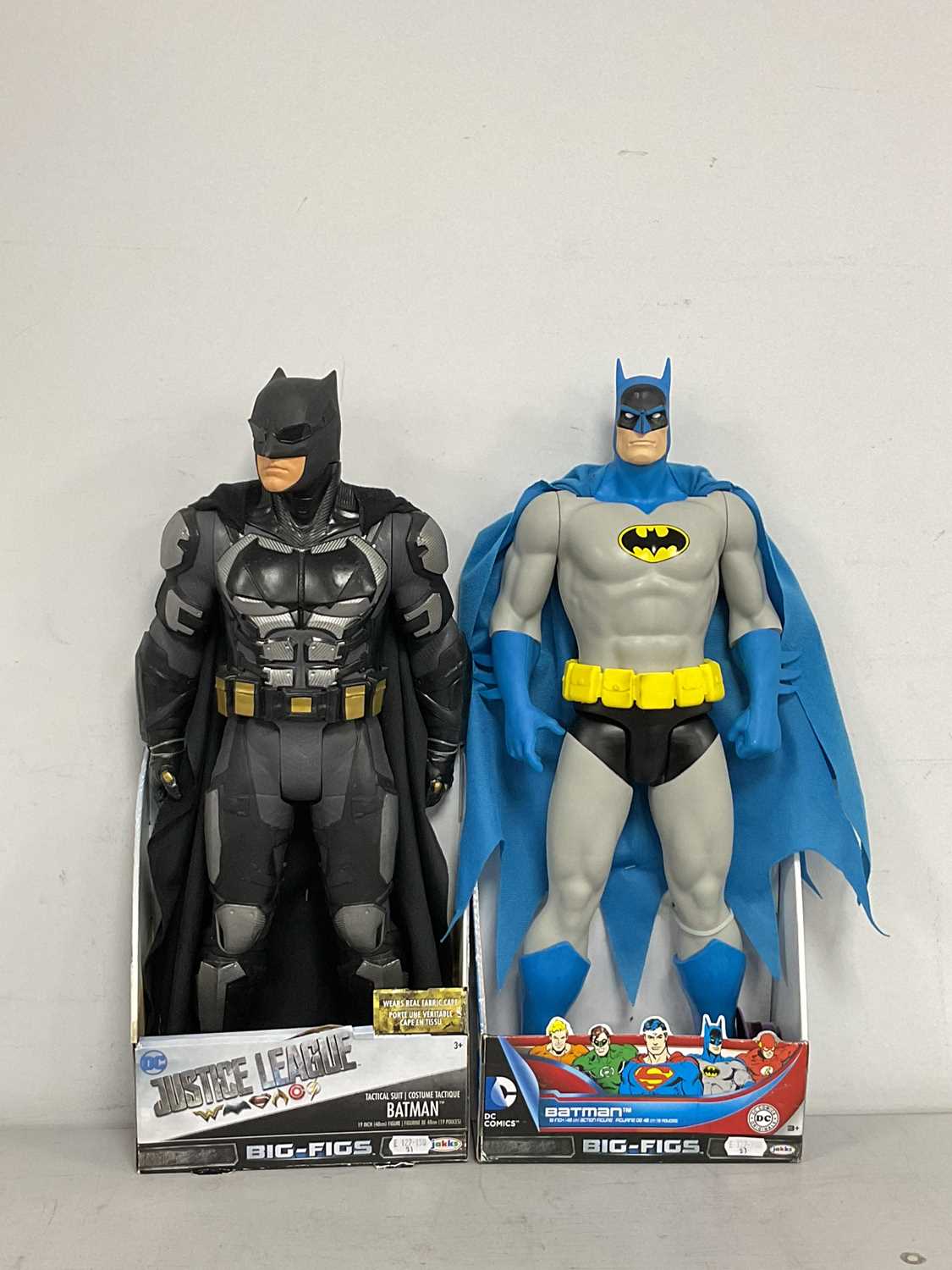 Lot 418 - Two Jakks Pacific Big-Figs 19" Batman Plastic...