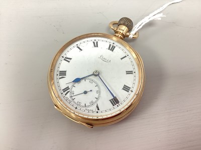 Lot 221 - Limit; A 9ct Gold Cased Openface Pocketwatch,...