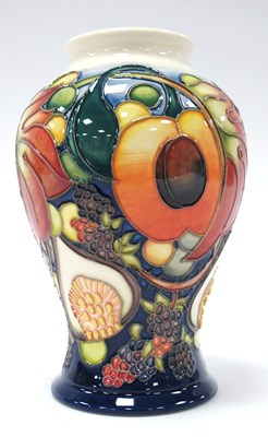 Lot 1250 - A Moorcroft Pottery Vase, decorated in the...