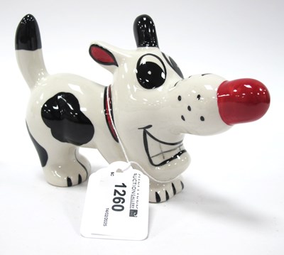 Lot 1260 - Lorna Bailey - Dashy the Dog, 10cm high.