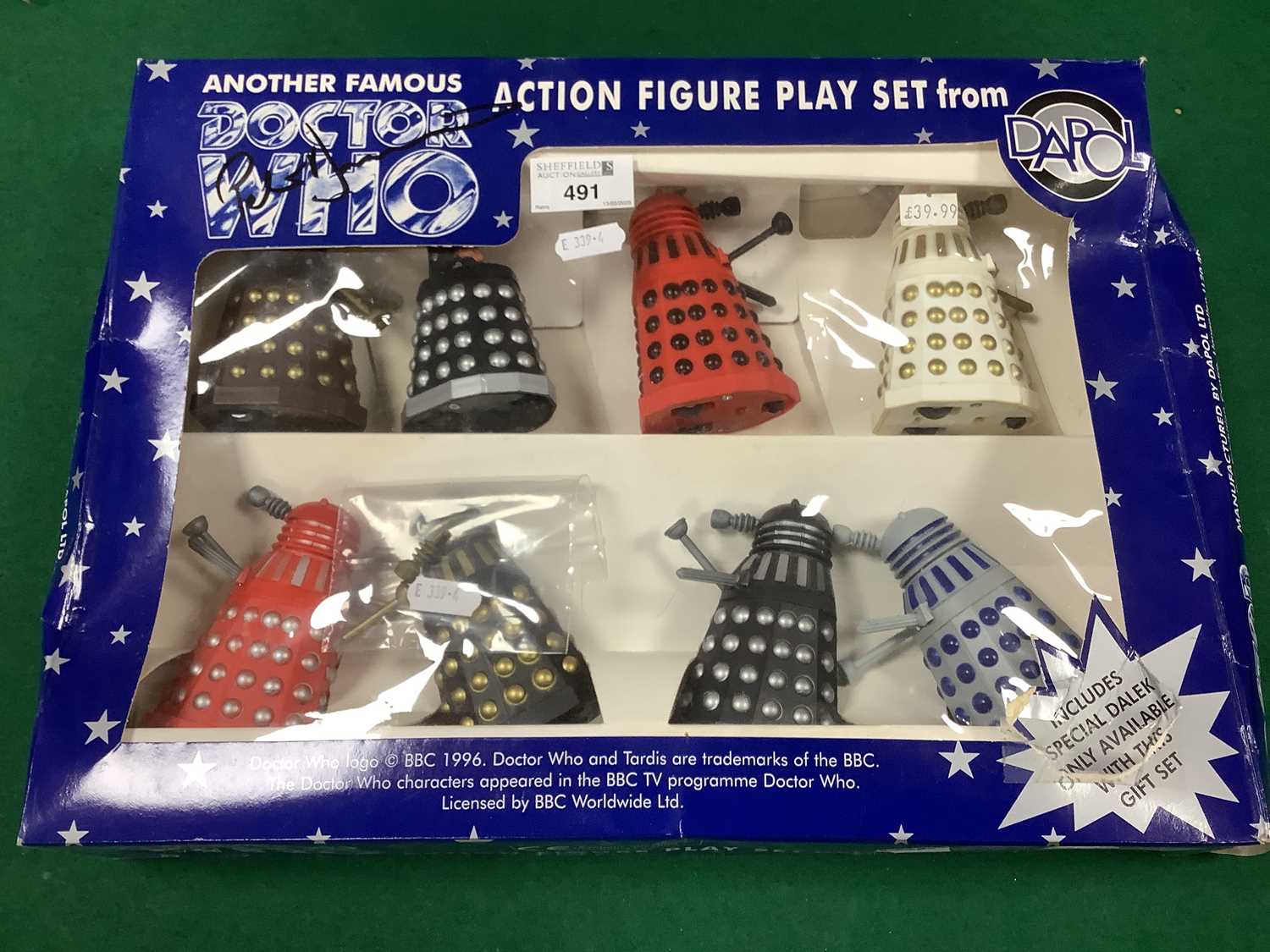 Lot 491 - A Circa 1996 Doctor Who Dalek Action Figure...