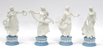 Lot 1092 - A Set of Four Wedgwood Limited Edition Parian...