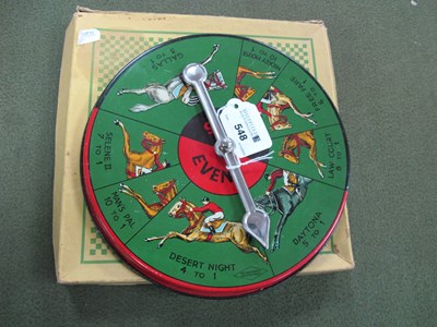 Lot 548 - A boxed circa 1930's The Handicap Race Game...