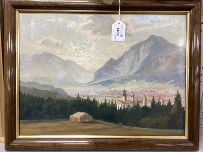 Lot 1432 - Attributed to L. Du Garde Peach, 'Innsbruck' ,...