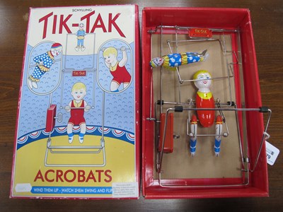 Lot 1379 - A late 20th Century tinplate wind up Tik-Tak...