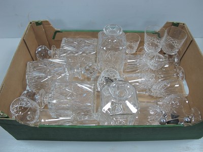 Lot 1070 - Four Matching Spirit Decanters, one other...