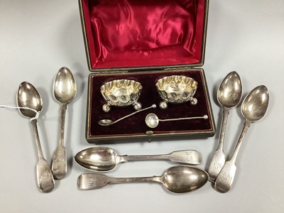 Lot 18 - A Set of Six Victorian Hallmarked Silver...