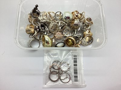 Lot 126 - Assorted Modern Dress Rings.