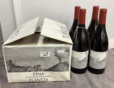 Lot 1037 - Wine - Planeta Etna 2014, 75cl., (10 bottles)