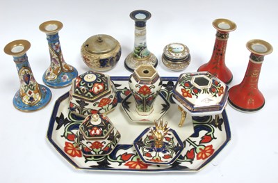 Lot 1166 - Noritake Six Piece Trinket Set Including Ring...