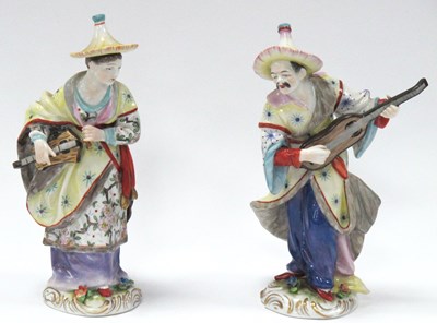 Lot 1241 - Botanical Porcelain Figurines of Oriental...