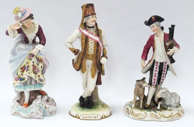 Lot 1234 - Austrian Porcelain Figure of General Hussar...