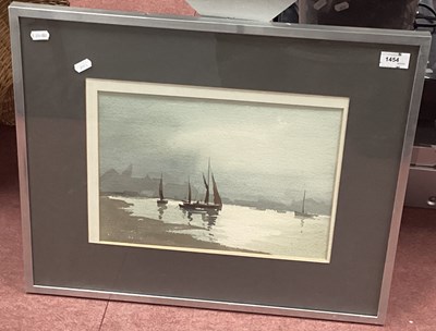 Lot 1454 - John Lawrence, signed watercolour "Port Ellen",...