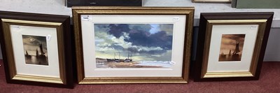 Lot 1449 - Pair of Ronald Cavalla Oil Paintings, Fishing...