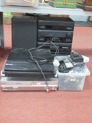 Lot 1418 - Kenwood Stack System, Panasonic DVD player,...