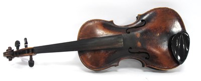 Lot 1340 - XIX Century Violin, one piece back 35cm long,...