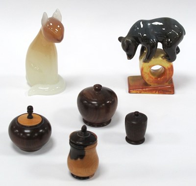 Lot 1216 - USSR Bear Stood on a Circle and Slanted Plinth,...