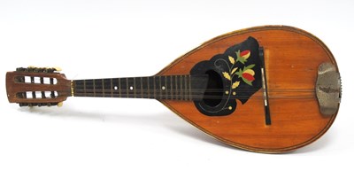 Lot 1350 - Italian Mandolin with Bellied Back 58cm long.