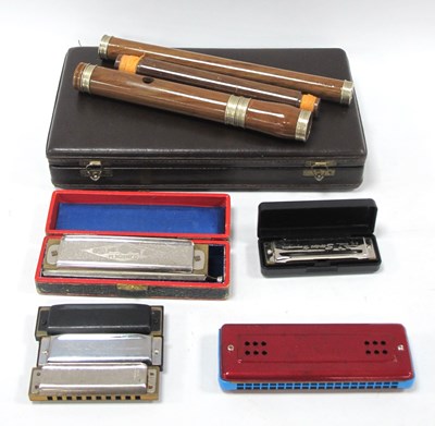 Lot 1373 - Harmonicas (Six) Including Hohner, The...