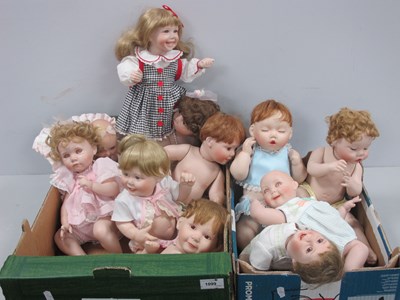 Lot 1099 - Titus Tomescu Pottery Dolls (Ten) another with...