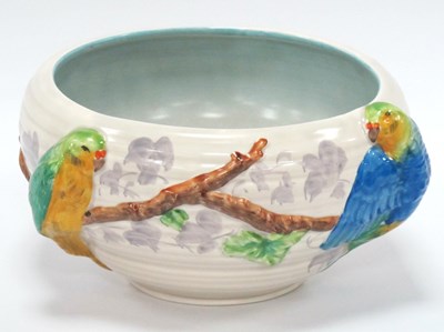 Lot 1204 - A Clarice Cliff Newport Pottery Ribbed...