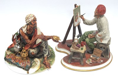 Lot 1158 - Capodimonte, Maggioni Figures of Artist...