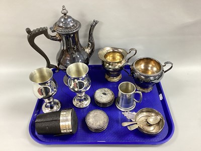 Lot 155 - Barker Ellis Harrods; A Three Piece Silver...