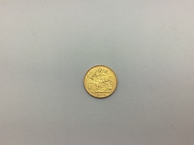 Lot 133 - 1914 George V Gold Half Sovereign.