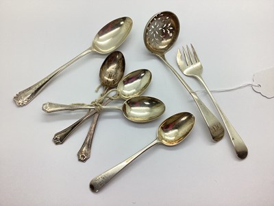 Lot 19 - A Collection of Hallmarked Silver Flatware, to...