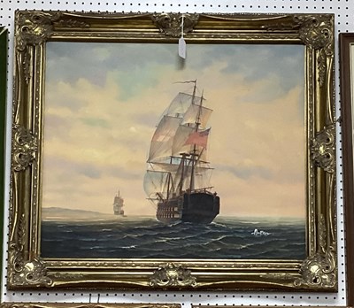 Lot 1464 - Ambrose - Two Gallows Fully Masted in Calm...