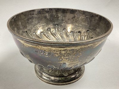 Lot 33 - A Victorian Hallmarked Silver Footed Bowl,...